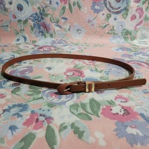 Stylish brown cognac color belt